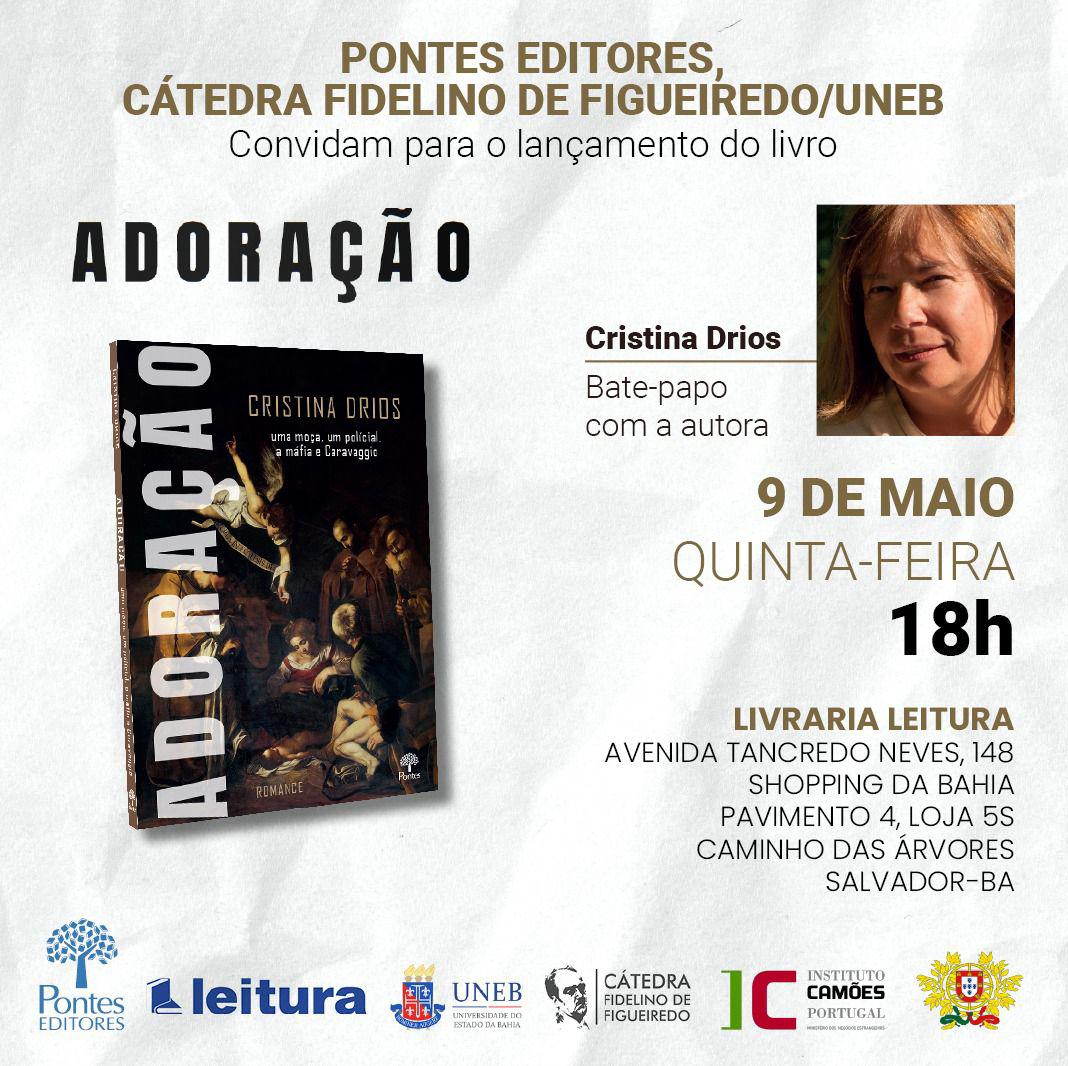 Lançamento do livro “Adoração” de Cristina Drios